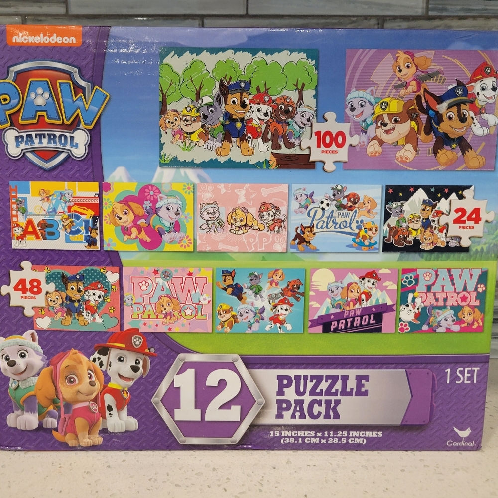 12 Paw Patrol Puzzles